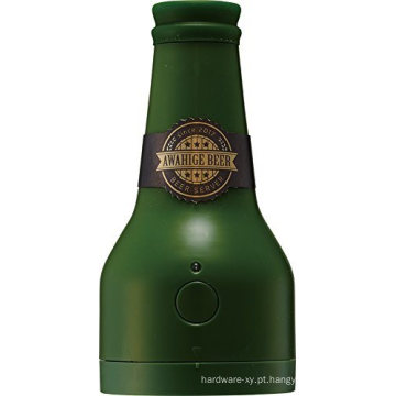 Borbulhador de cerveja de plástico de alta qualidade OEM com formato de garrafa de cerveja